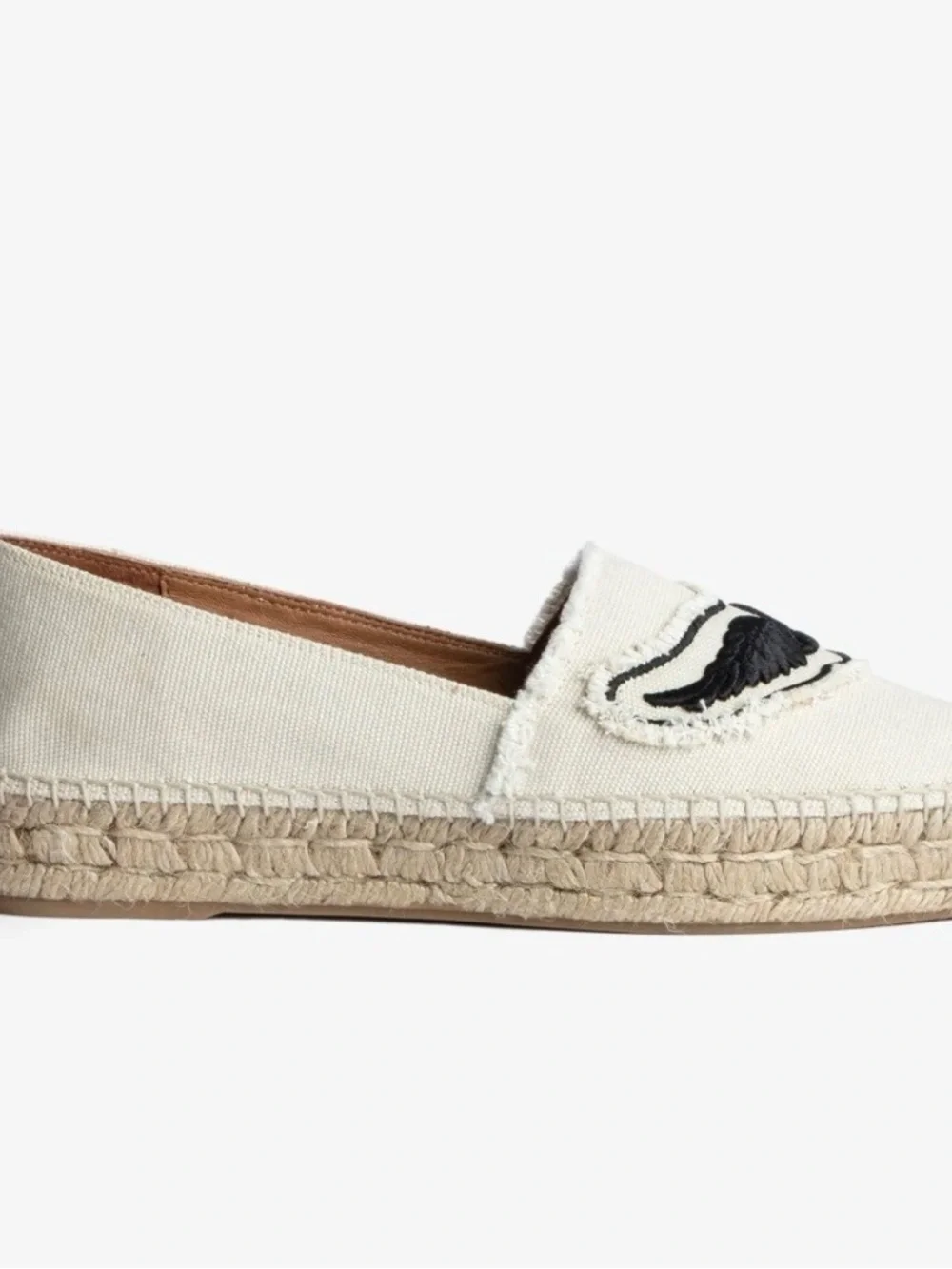 ZADIG & VOLTAIRE Women's City Frayed Espadrille Flat.